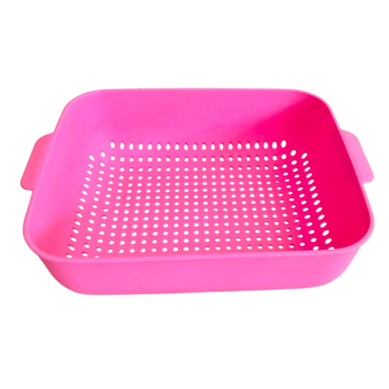 Khurshid Plastics Nosa Plastic Strainer from Khorshid Plast Plastic - Pink - Image 1